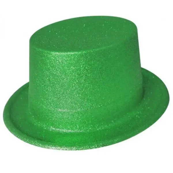 CHAPEAU PAILLETTE VERT