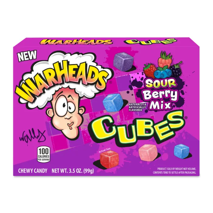 WARHEADS SOUR BERRY MIX CUBES