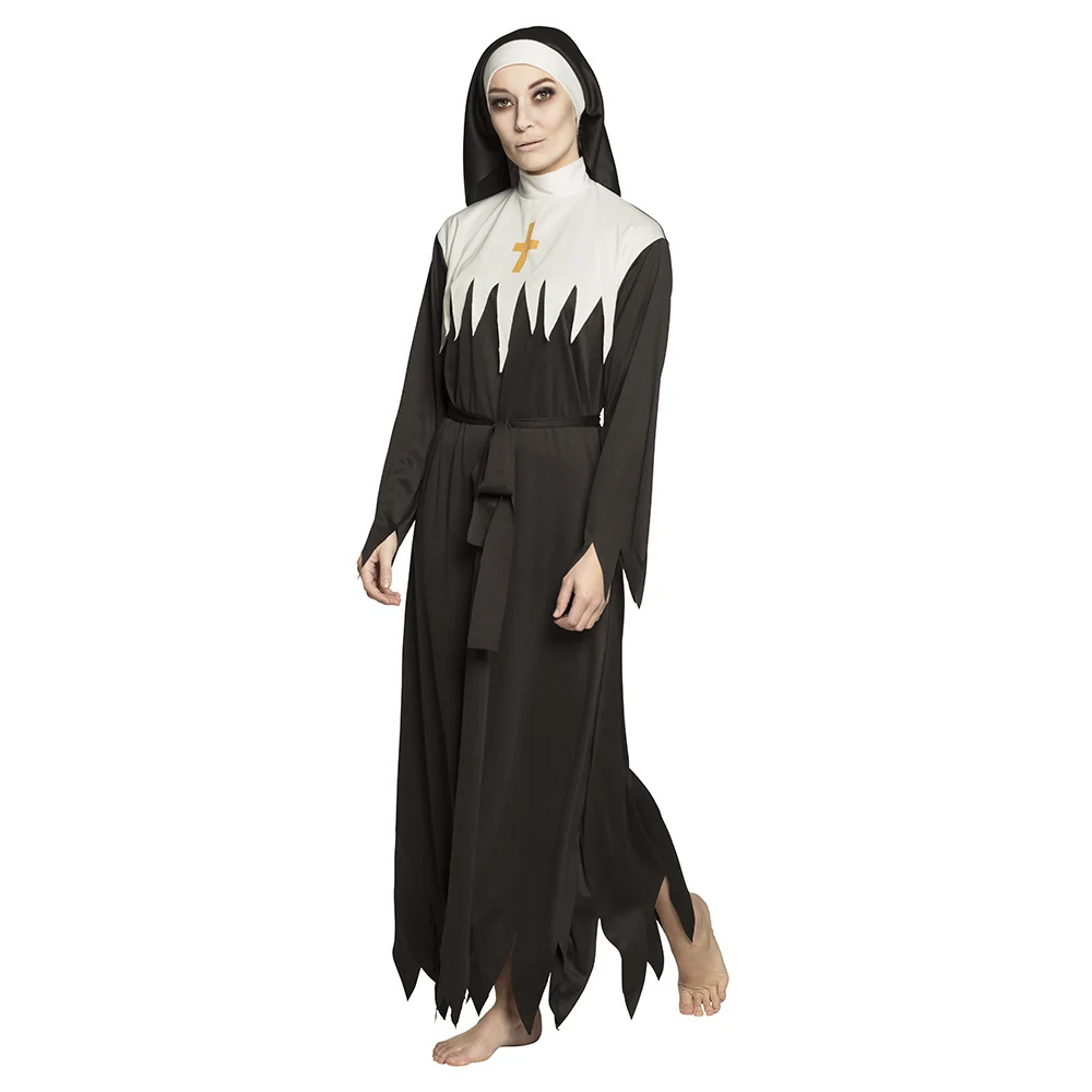 DRESS SCARY NUN SIZE M
