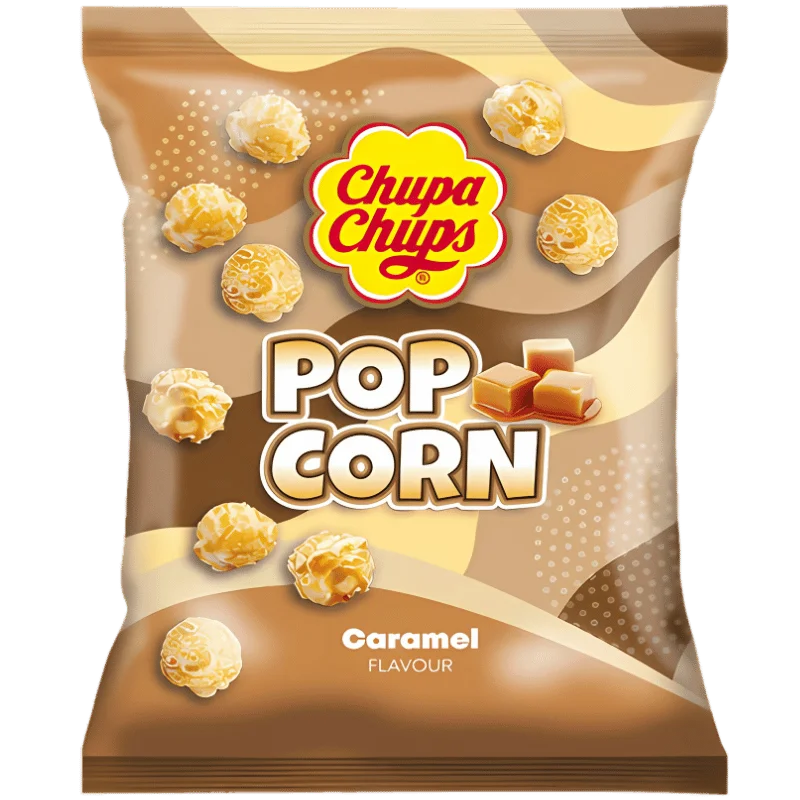 CHUPA CHUPS POPCORN CARAMEL 30g