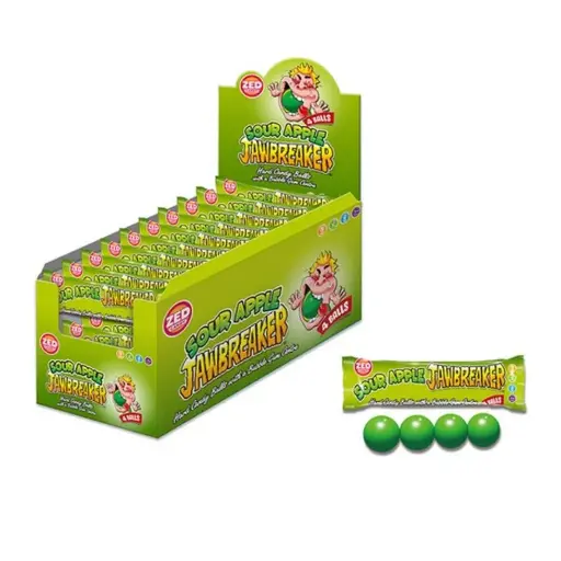 JAWBREAKER SOUR APPLE 4 BALLS