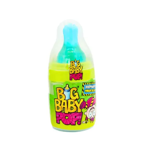 BIG BABY POP MEGA SOUR RASPBERRY