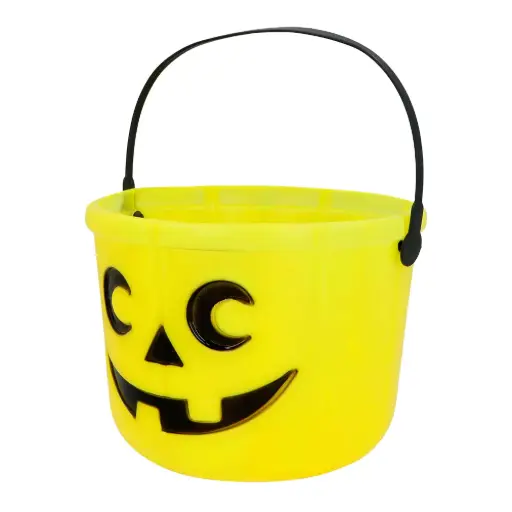 SEAU A BONBONS JAUNE