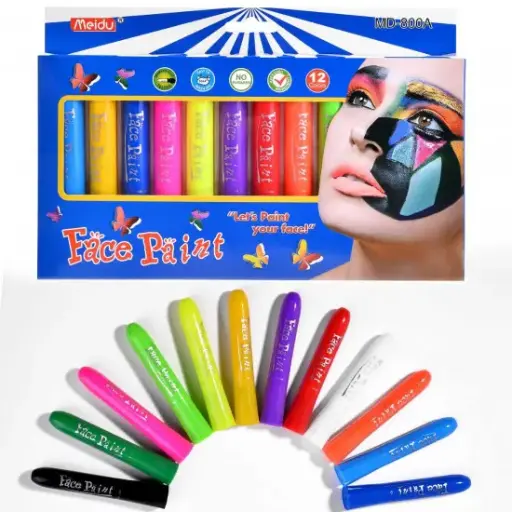 FACE PAINT PEN 12 COLORS
