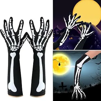HALLOWEEN GLOVES 38cm
